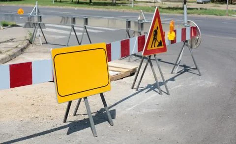 Roadworks 스톡 사진