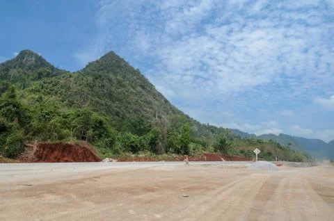 Roadworks Foto stock