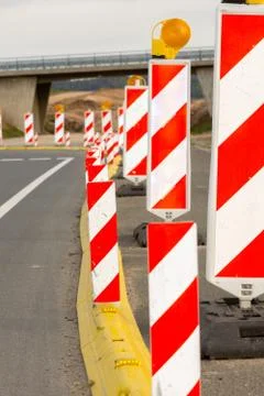 Roadworks Stock Photos