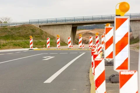 Roadworks Stock Photos