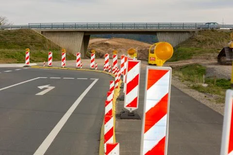 Roadworks Stock Photos