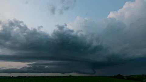 Roaming Storm in Iowa Stock Footage 272714541