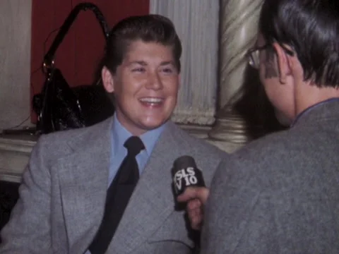 Roanoke, VA - 10/15/71: Interview with Wayne Newton Stock Footage 234347574
