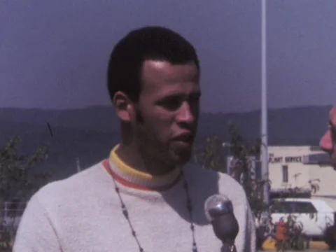 Roanoke, VA - 12/6/68: Interview with NBA player Lou Hudson Video stock 234444825