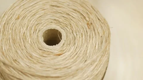 Roap texture on a table closeup | Stock Video | Pond5