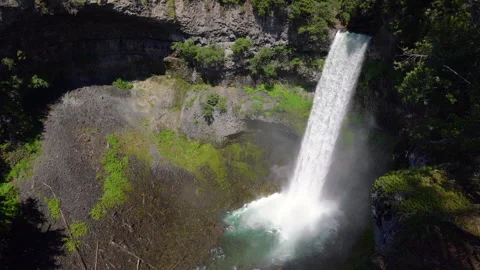 Roaring Brandywine Falls BC Canada 4K UHD Video stock 336815884