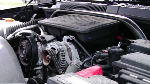 Roaring car engine,With Sound,HD 스톡 동영상 24851104