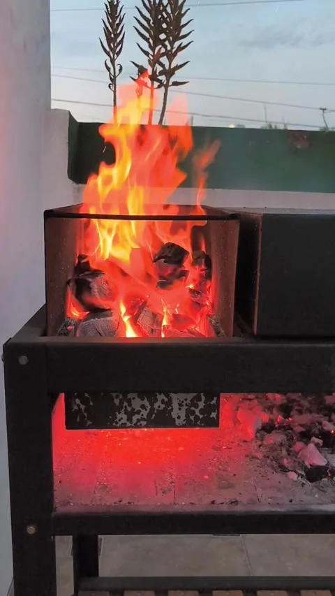 Roaring fire Stock Footage 331801753