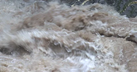 A roaring river, Close-up Detail Stock Footage 291516143