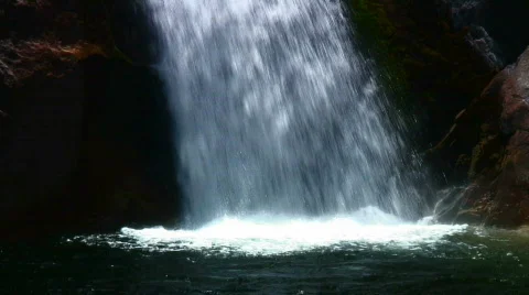 Roaring River Falls - closeup Stock Footage 283720