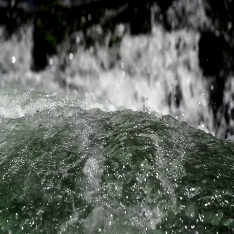 Roaring waters on the White Salmon river. Stock Footage 69425249