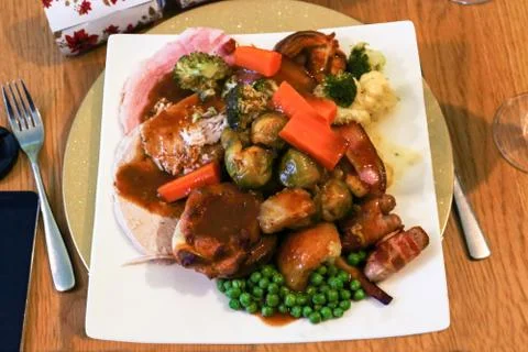 Roas dinner Stock Photos