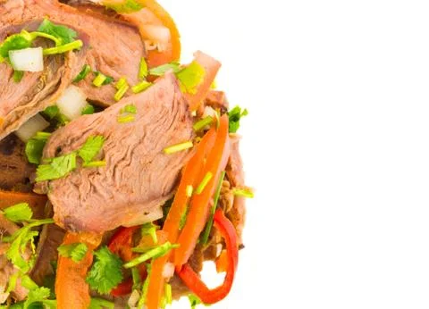 Roast Beef Salad Stock Photos