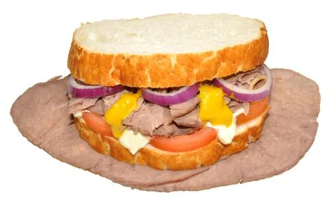 Roast Beef Sandwich Stock Photos