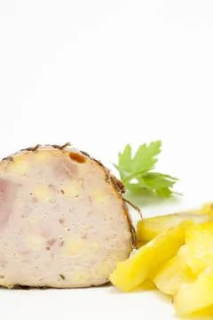 Roast beef with vegetables Stock-Fotos