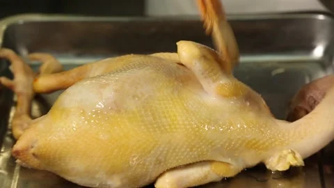 Roast chicken brush sauce (6) Stock Footage 202259155