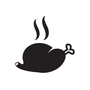 Roast chicken Stock Illustration