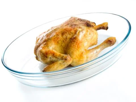 Roast chicken Foto stock