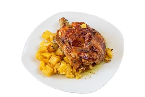 Roast chicken Foto stock
