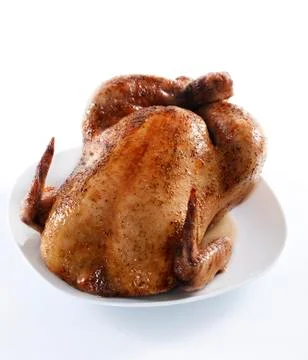 Roast chicken Stock Photos