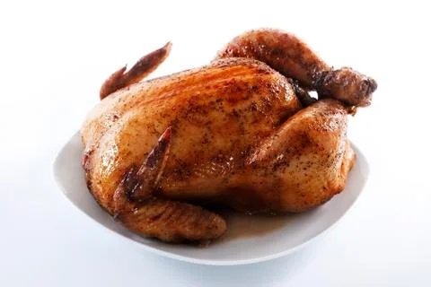 Roast chicken Stock Photos