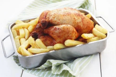 Roast Chicken Stock Photos