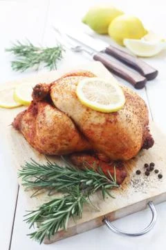 Roast Chicken Foto stock