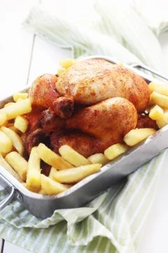 Roast Chicken Stock Photos