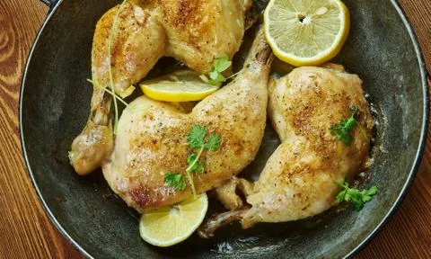 Roast Chicken with Sumac Stock Photos