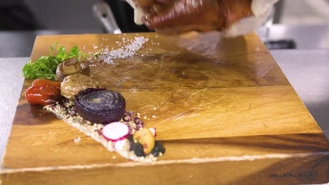 Roast Chicken With vegetables Stock Footage 71425969