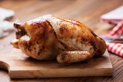 Roast chickenf Stock Photos
