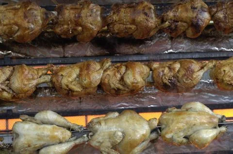 Roast chiken Stock Photos
