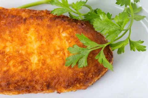 Roast corn pie with melted cheese. Stock Photos