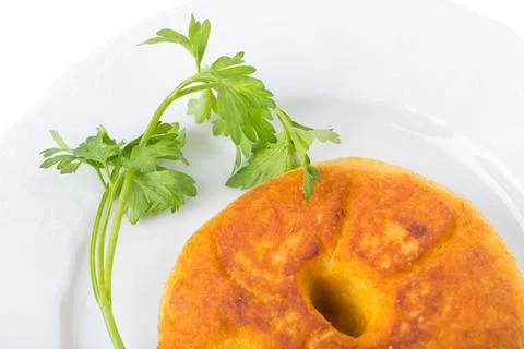 Roast corn pie. Stock Photos