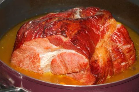 Roast cured pork Foto stock