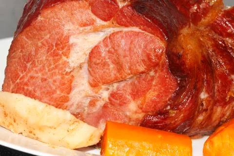 Roast cured pork Stock Photos
