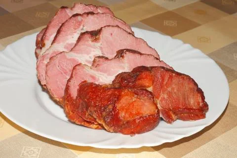 Roast cured pork Stock Photos