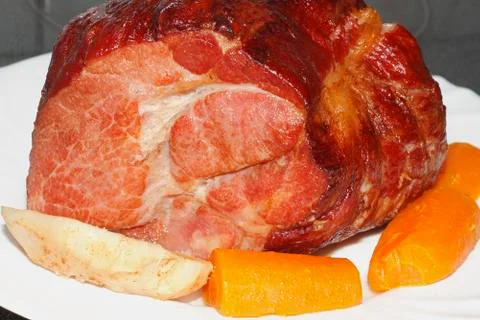 Roast cured pork Stock Photos