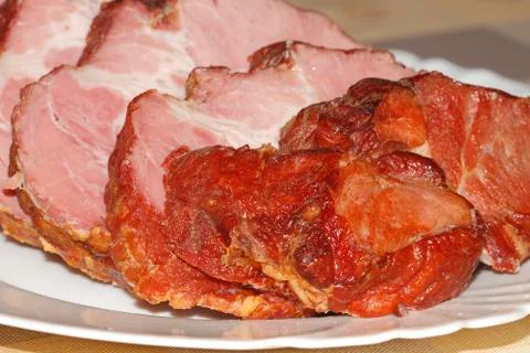 Roast cured pork Stock Photos