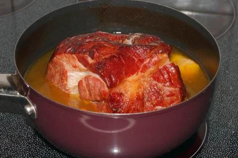 Roast cured pork Foto stock