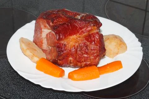 Roast cured pork Foto stock