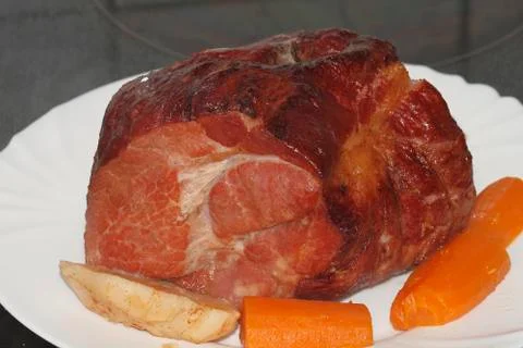 Roast cured pork Stock Photos