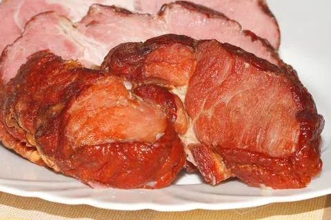 Roast cured pork Stock Photos