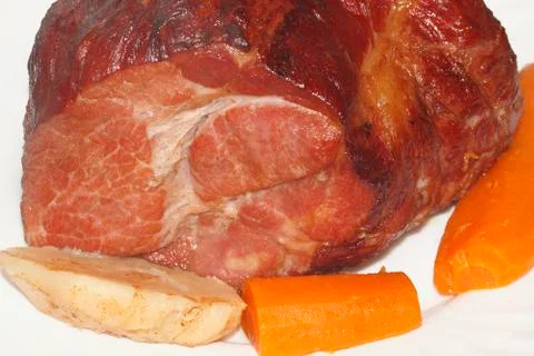 Roast cured pork Foto stock