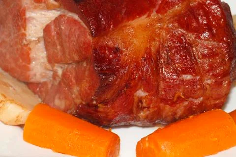 Roast cured pork Stock Photos