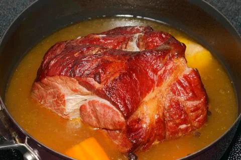 Roast cured pork Stock Photos