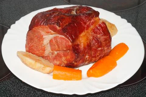 Roast cured pork Foto stock