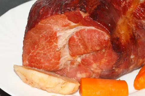 Roast cured pork Foto stock