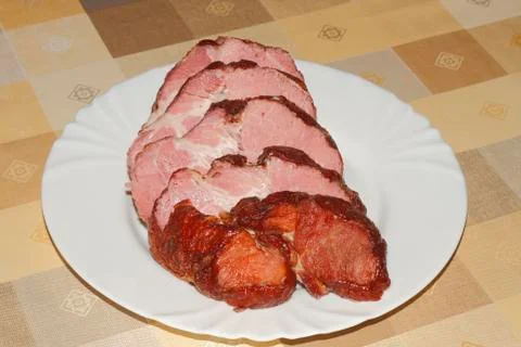 Roast cured pork Stock Photos