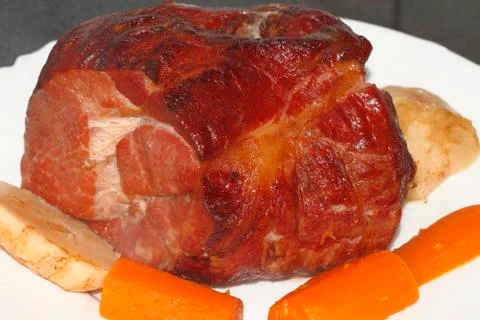 Roast cured pork Stock Photos